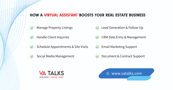 Virtual Assistant Companies Boosts Your Real Estate Business