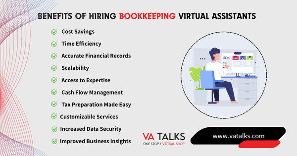Benefits of Bookkeeping Virtual Assistants
