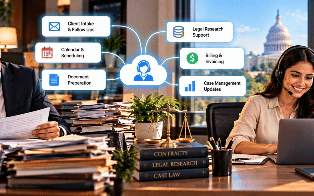 Virtual Assistant Services for Law Firms in the USA: How to Reclaim Your Time and Grow Your Law Practice